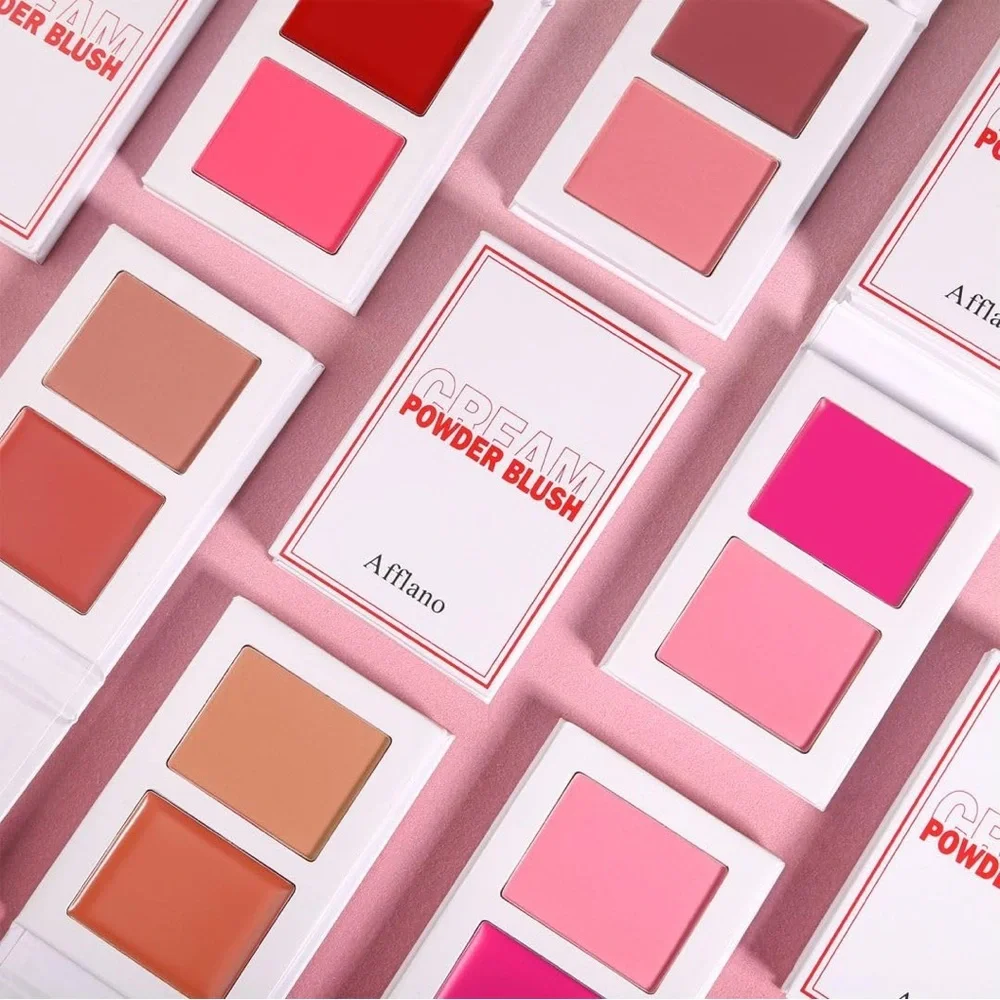 Blush Duo in Rosy Glow - Sheer Cream & Powder